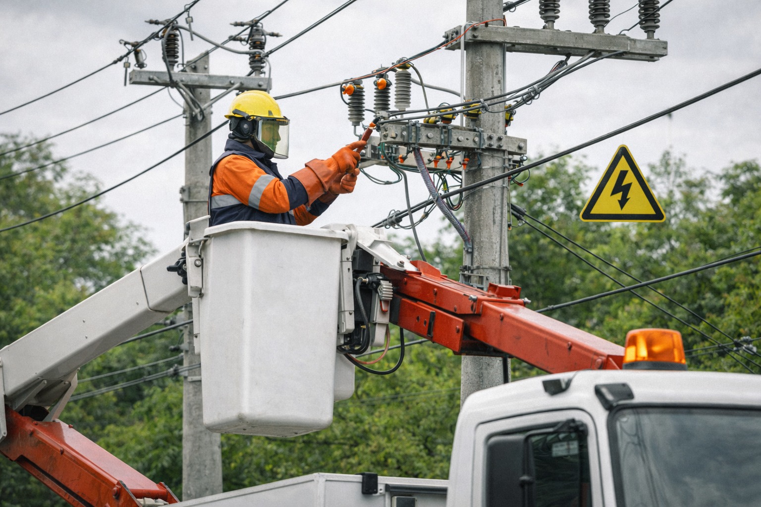 Construção de Rede Primária Aéreo e Subterrâneo
